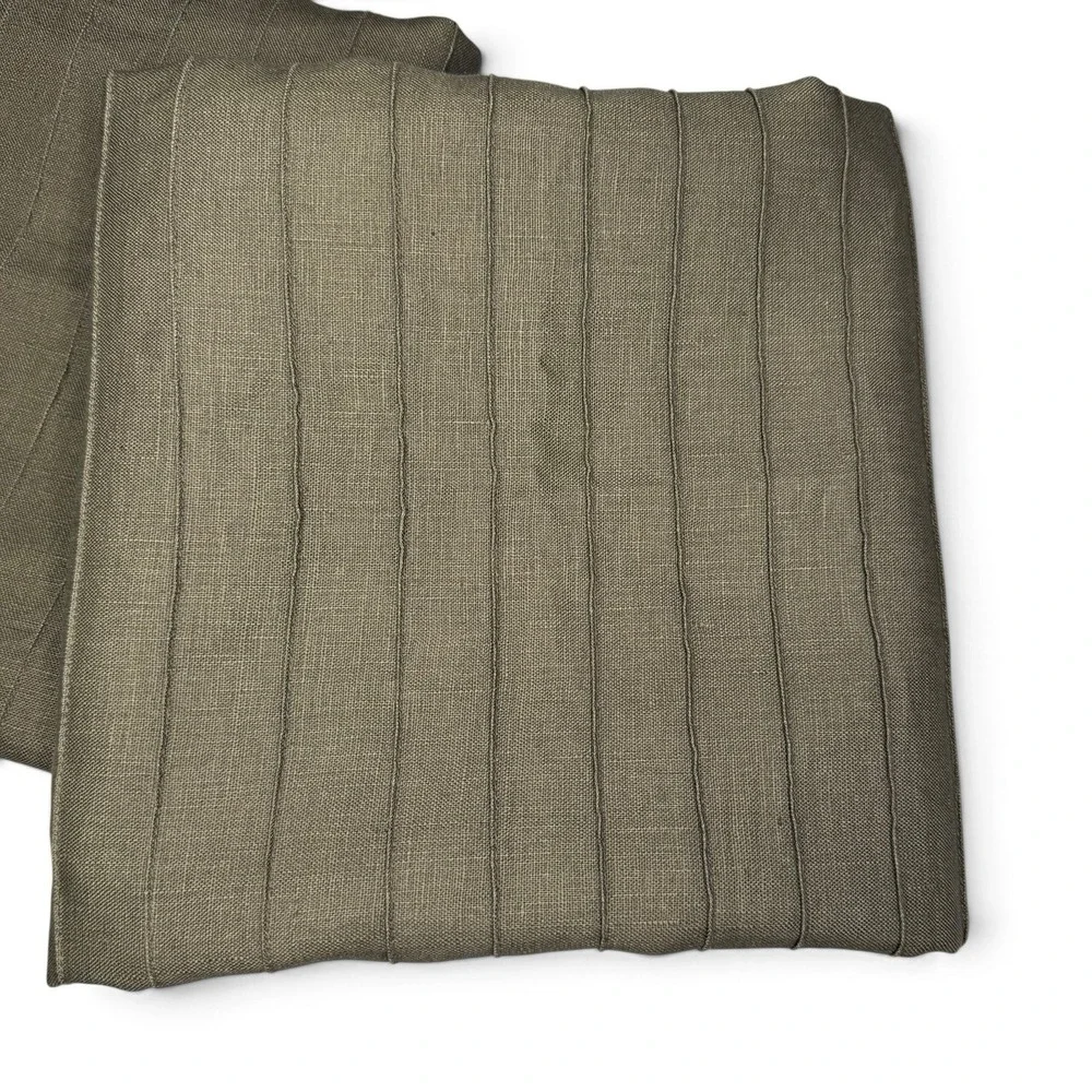 Croscill Townhouse 100% Linen Euro Pillow Shams Pillow Cases 26